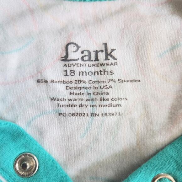 Lark Adventurewear Bamboo Baby Rainbow Romper Size 18 Months - Picture 6 of 7